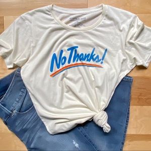 Electric West No Thanks Graphic T-shirt